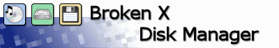 Broken X Disk Manager